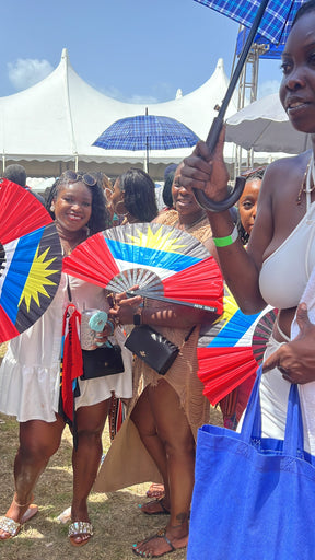 Antigua and Barbuda Flag Fan